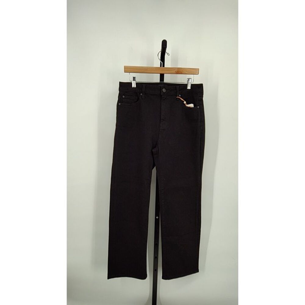 Quince Black Straight Leg Denim Jeans